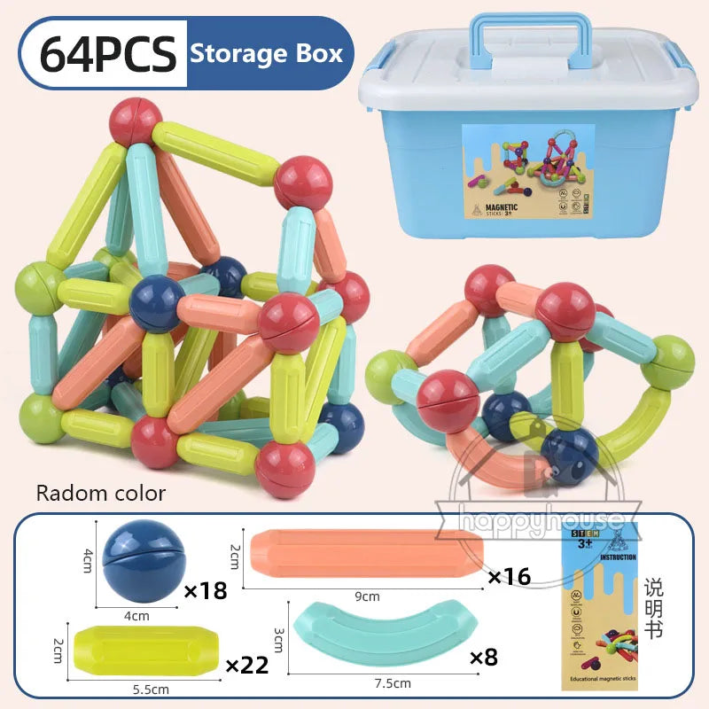 STEM Magnetic Building Toys β Educational Construction Set for Children