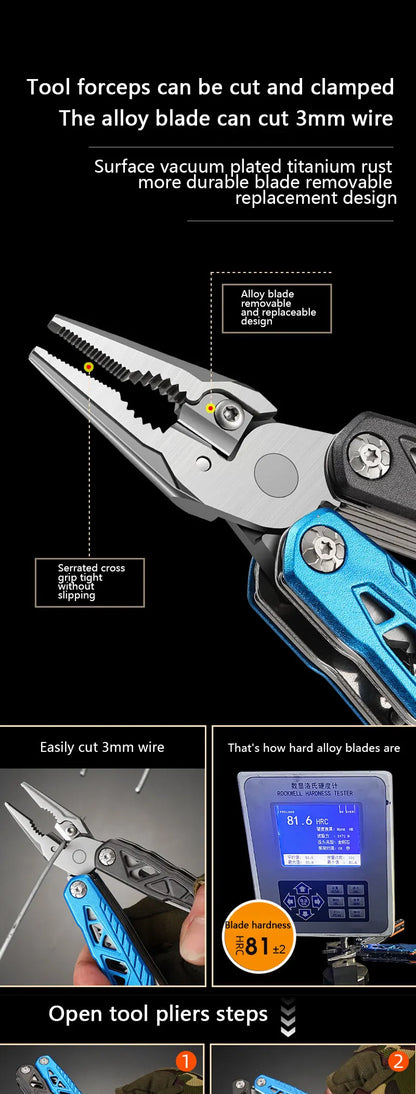 All-in-One Emergency Tool – Hammer, Pliers, Wrench & More in One