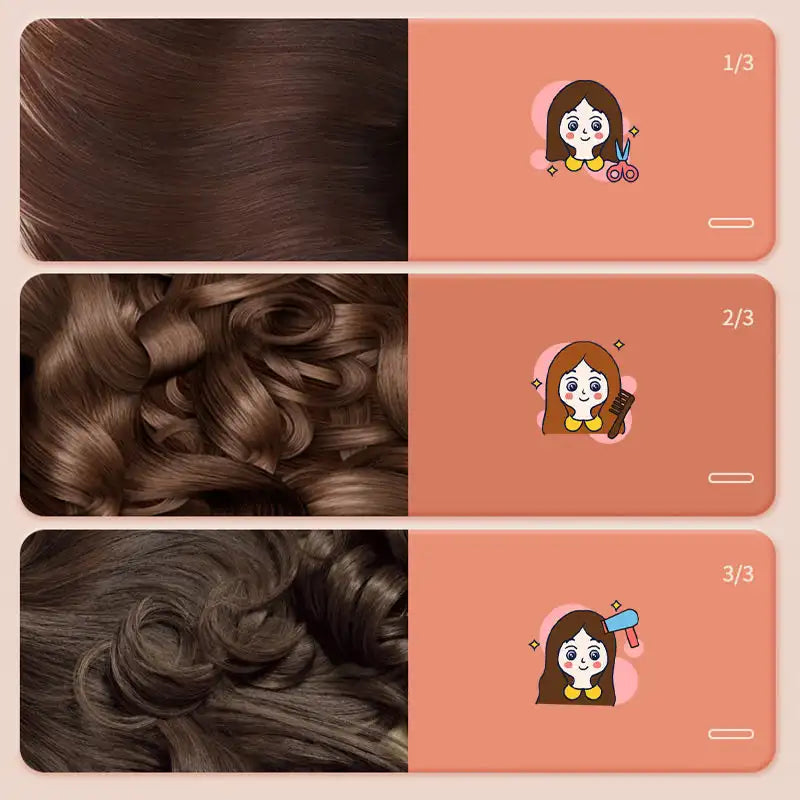 Portable 2-in-1 Curling Iron – USB Rechargeable Straight & Curl Tool