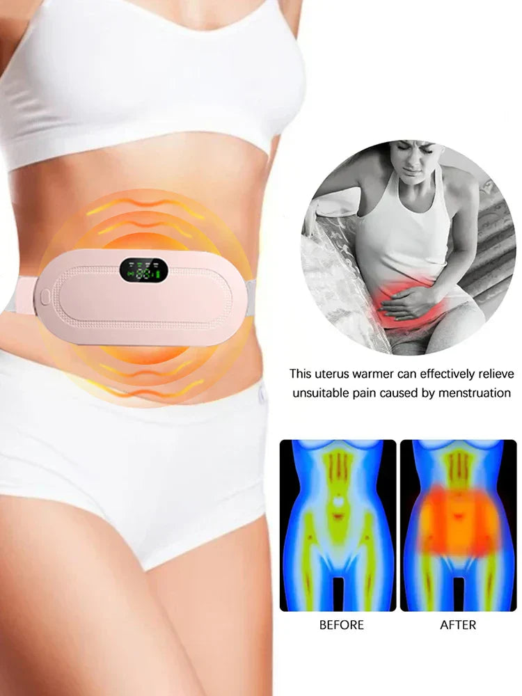 Warm Palace Belt – Heated Abdominal Massager for Cramp Relief