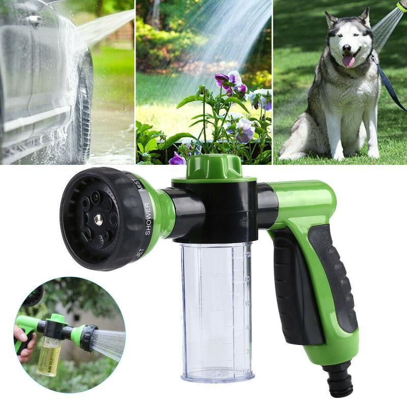 Adjustable Pet Wash Sprayer – Foam & Rinse Hose Attachment for Dogs