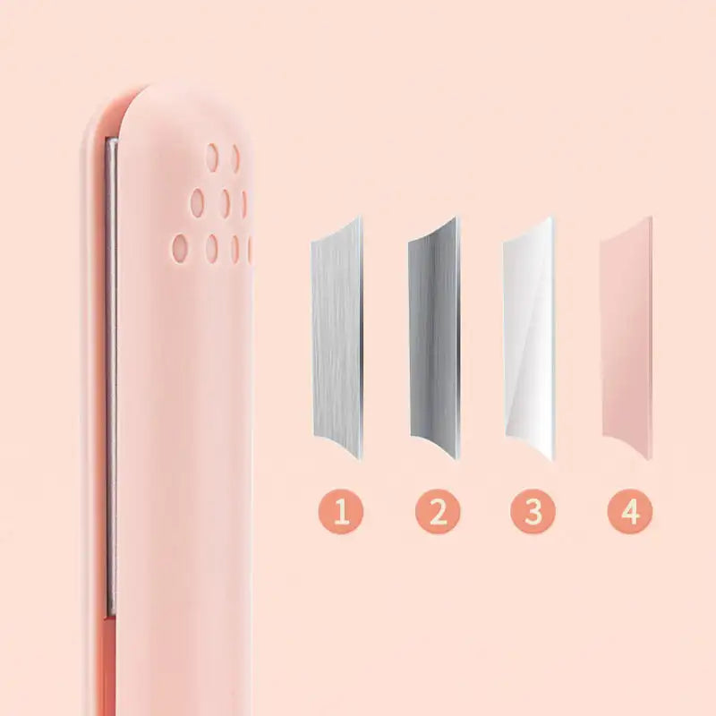 Portable 2-in-1 Curling Iron – USB Rechargeable Straight & Curl Tool