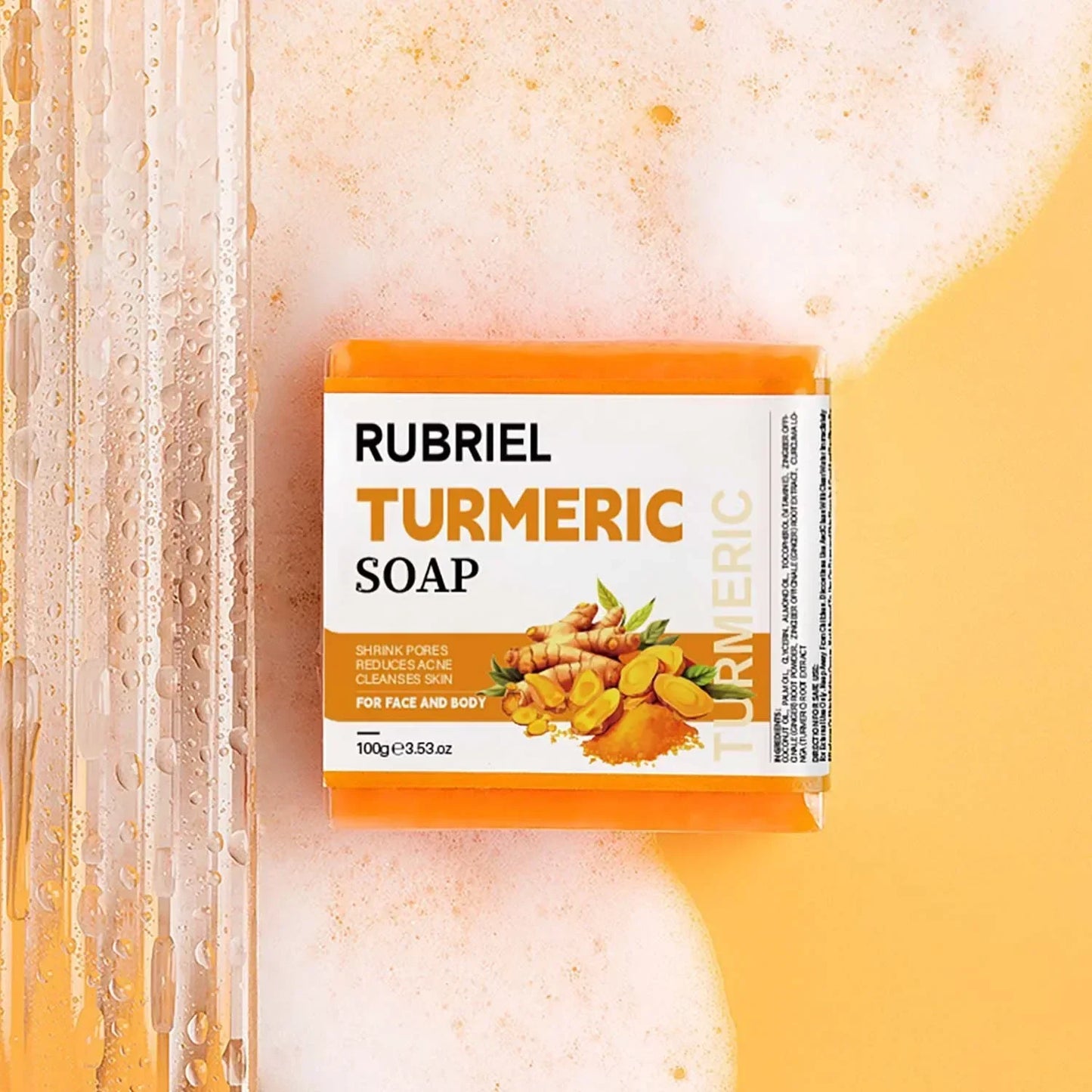 Turmeric Glow Soap – Fades Dark Spots & Evens Skin Tone