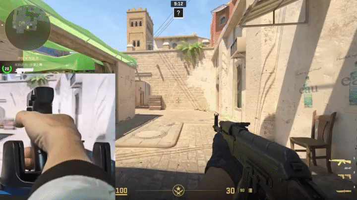 Gun-Style FPS Gaming Mouse