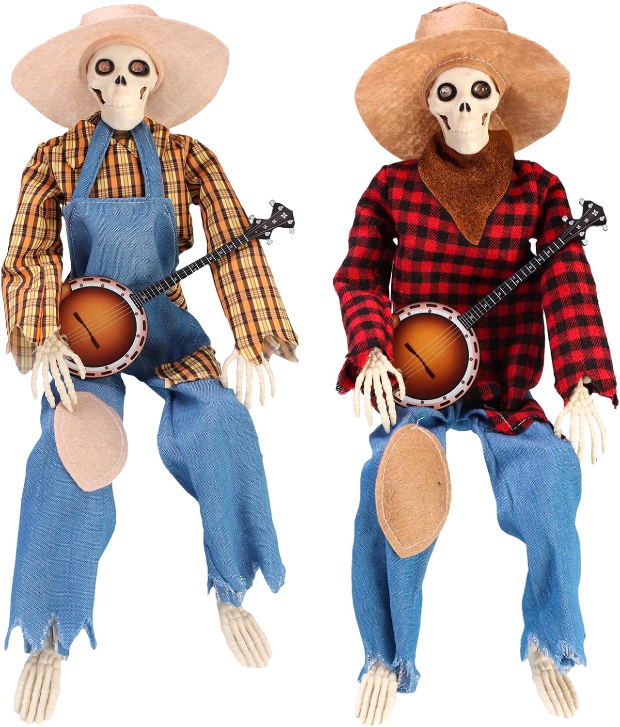 Hilarious Banjo Skeleton Duo