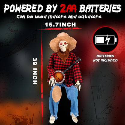 Hilarious Banjo Skeleton Duo